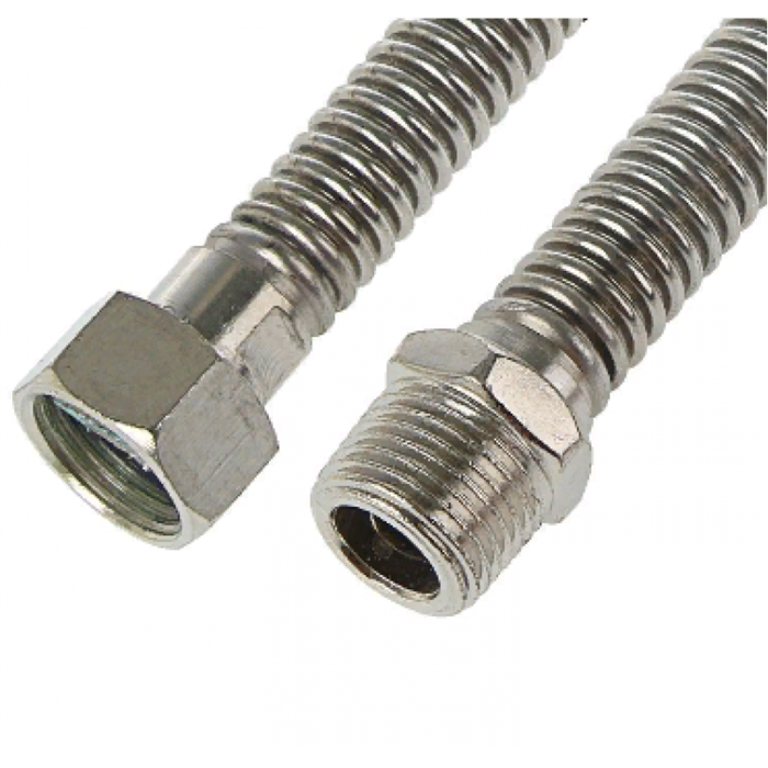 Газовая подводка сильфон. 1/2" 60см. Г.Ш. СПГ (100/1шт) MQAW60 111369 - фото 5584