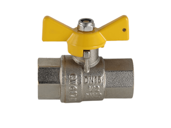 Кран шар. газ. VALGAS, рукоятка бабочка 3/4" вн.-вн. 111543 - фото 5754