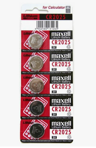 Батарейка MAXELL CR2025 литиевая 1 шт. 111580 - фото 5781