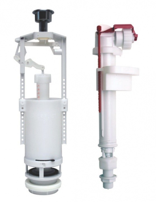 Арматура для сливного бачка ALCAPLAST со стоп-кнопкой 1/2 (арт.SA2000S) 112511