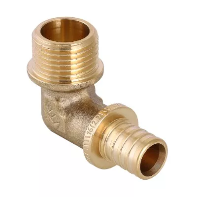 Угольник надвижной с переходом на нар.р. 16(2,2) х 1/2" 112559