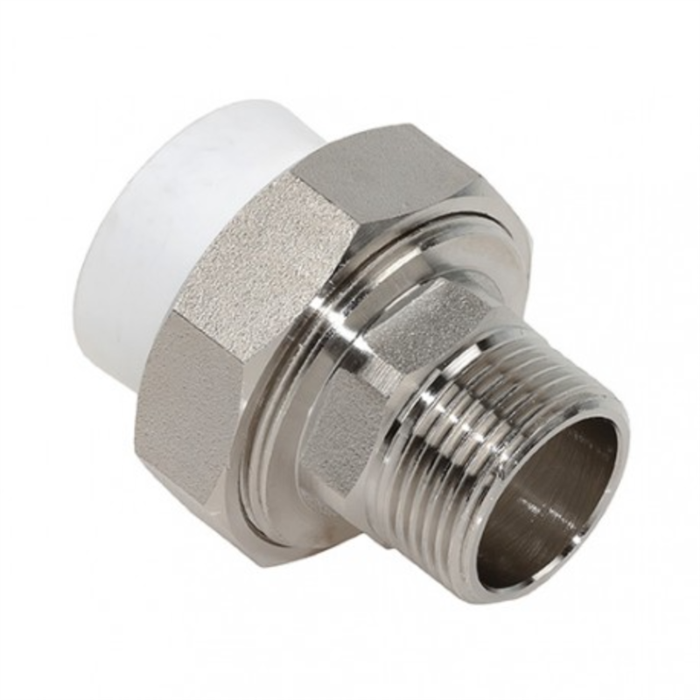 Соединитель PPR разъемный с переходом на нар. р. 20х1" 112725