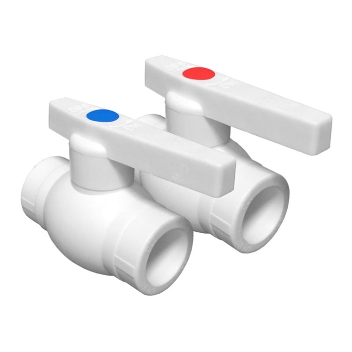 Кран PPR гор.вода 25мм 112749