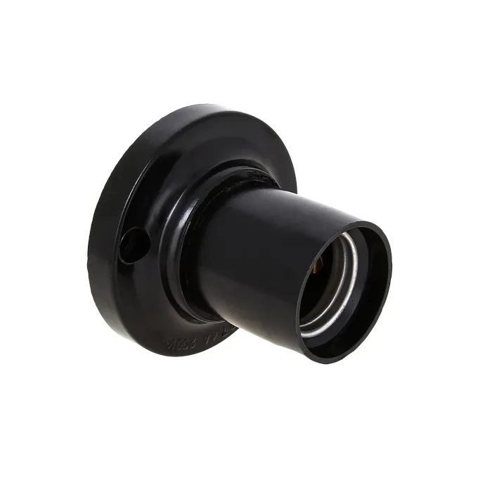 Патрон E27 потолочный Электро черный 113611