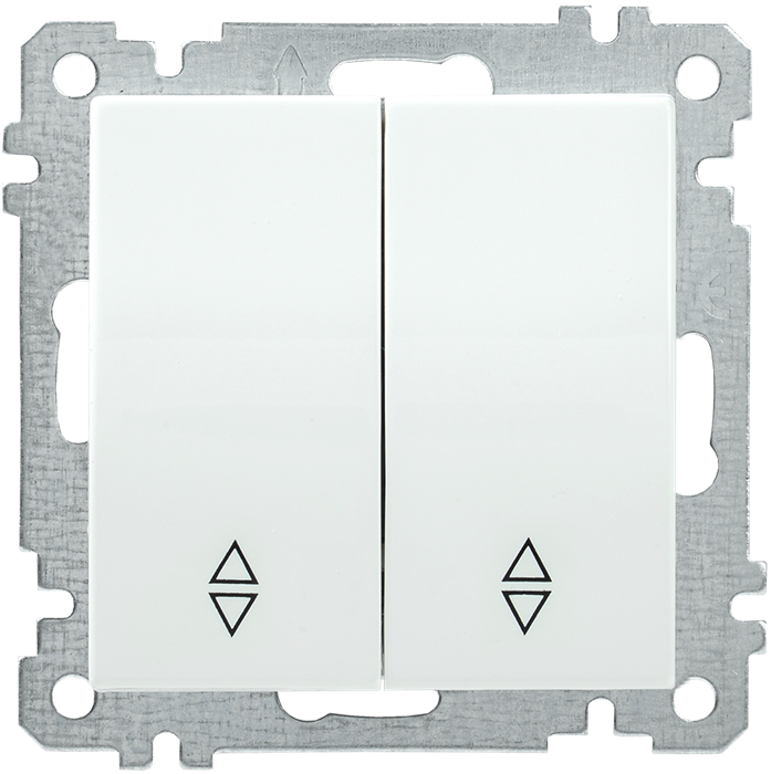 Выкл 2кл. внутр.Белый прох. Электро 113169