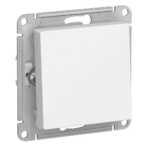 Выключатель 1-кл, бел. Атлас Дизайн 113171