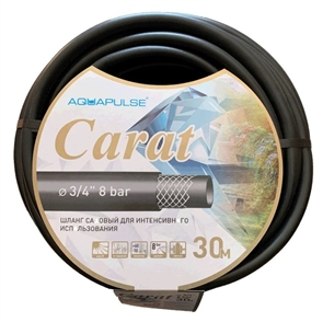 Поливочный  шланг  3/4" -  50м  садовый  "Карат''  (Aquapulse) 111400