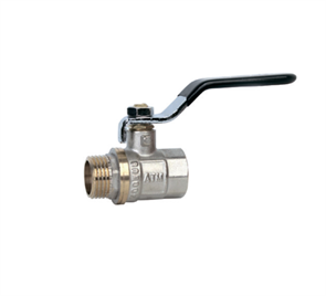 АТМ Шаровый кран 1/2 Г.Ш (F/М) ручка (160/16шт) VR208-01 111495