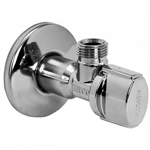 Кран угловой 1/2" х 1/2" ш./ш. с отражателем "Millennium" 111518
