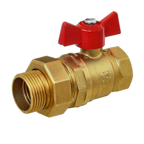 Кран шар. СТАНДАРТ с полусгоном 1/2", вн.-нар. (PN40) 111552