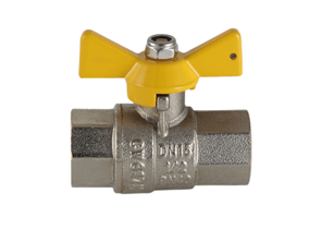 Кран шар. газ. VALGAS, рукоятка бабочка 1/2" вн.-вн. 111541