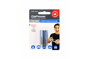 Батарейка GOPOWER "Super Power Alkaline" ААA/LR03 щелочная 4 шт. 111578