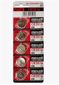 Батарейка MAXELL CR2016 литиевая 5 шт. 111579