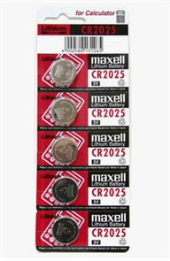 Батарейка MAXELL CR2025 литиевая 1 шт. 111580