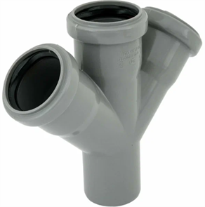 ПВХ Крестовина Ф50х50х50*45 (40/1шт) 112406