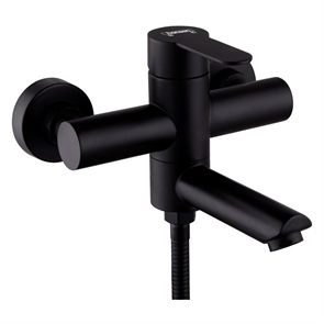 Смес. од. из НЕРЖ. для ванны (ЧЕРНЫЙ) HANSEN (10/1шт) HN30032-C 112257