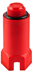 Stout Пробка длинная 1/2 красная 112808