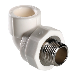 Угольник PPR с переходом на нар. р. 25х3/4