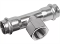Тройник с вн.р. нерж. сталь 35х1/2" 112566